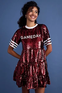 Game Day Sequin Mini Dress