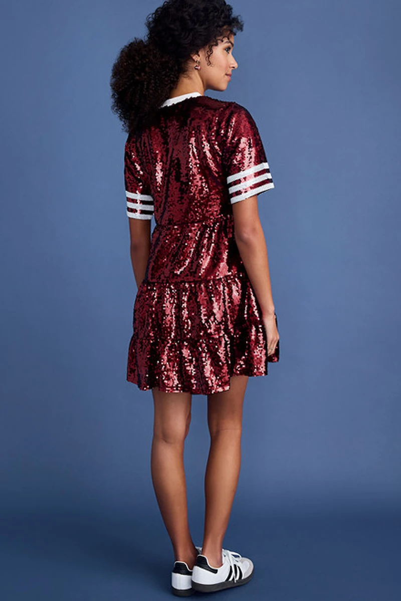 Game Day Sequin Mini Dress