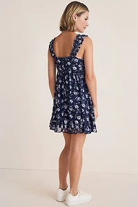 Betty Floral Babydoll Mini Dress