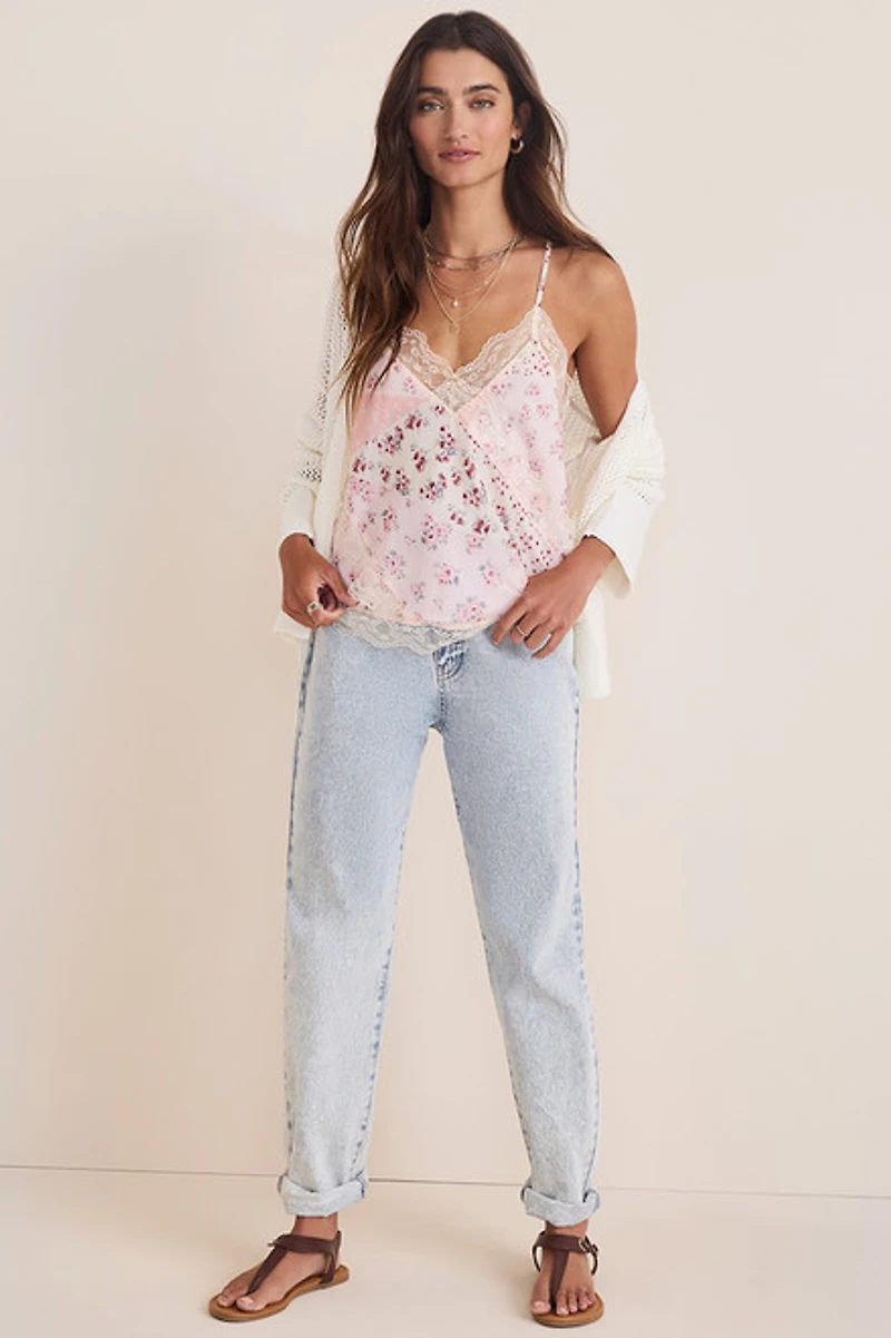 Natalie Lace Floral Tank Top