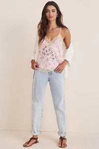 Natalie Lace Floral Tank Top