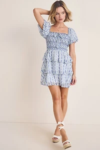 Lolla Tiered Floral Mini Dress