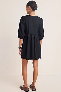 Viola Tie Front Mini Dress