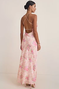 Brandy Floral Slip Maxi Dress