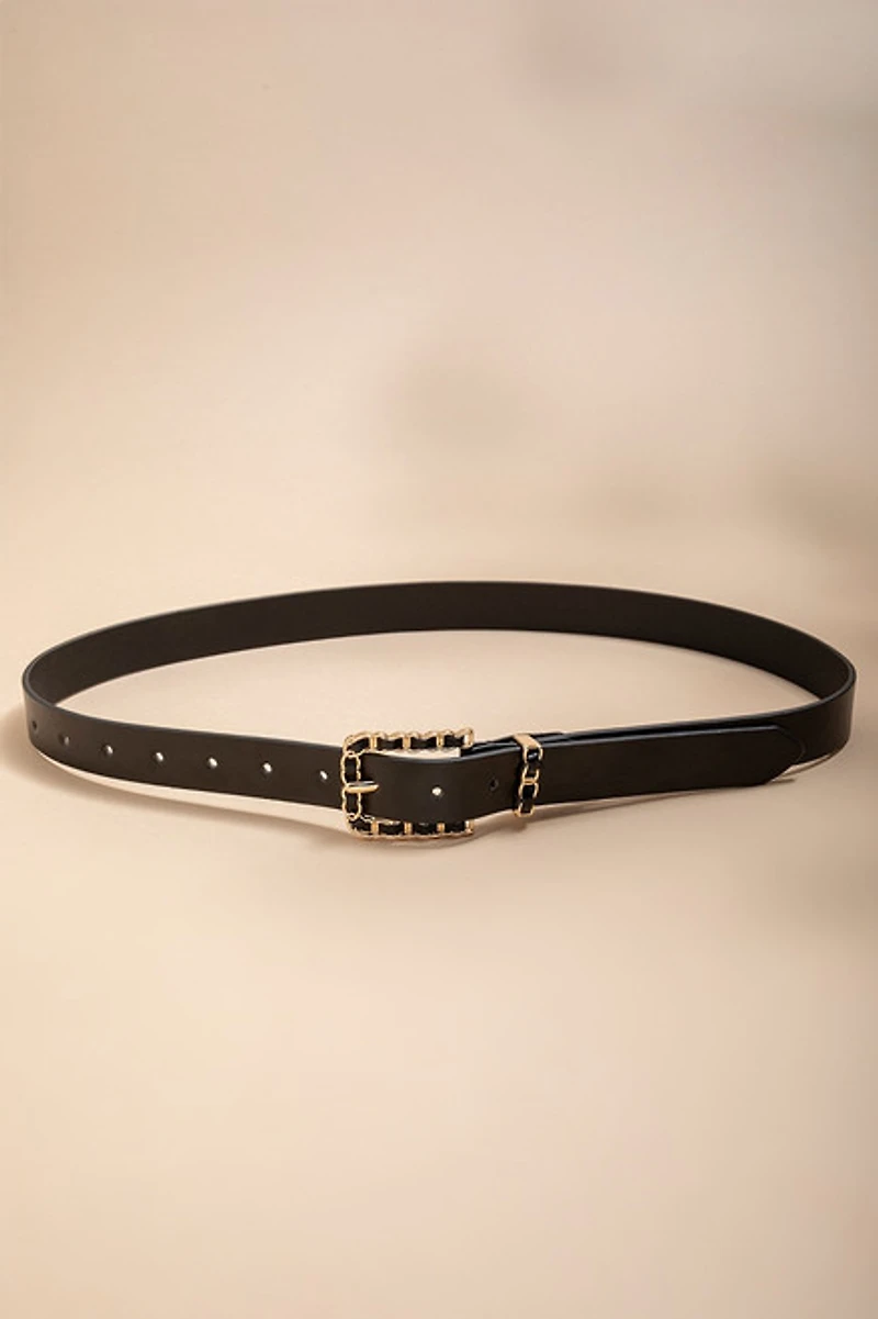Shelly Buckle Chain Belt