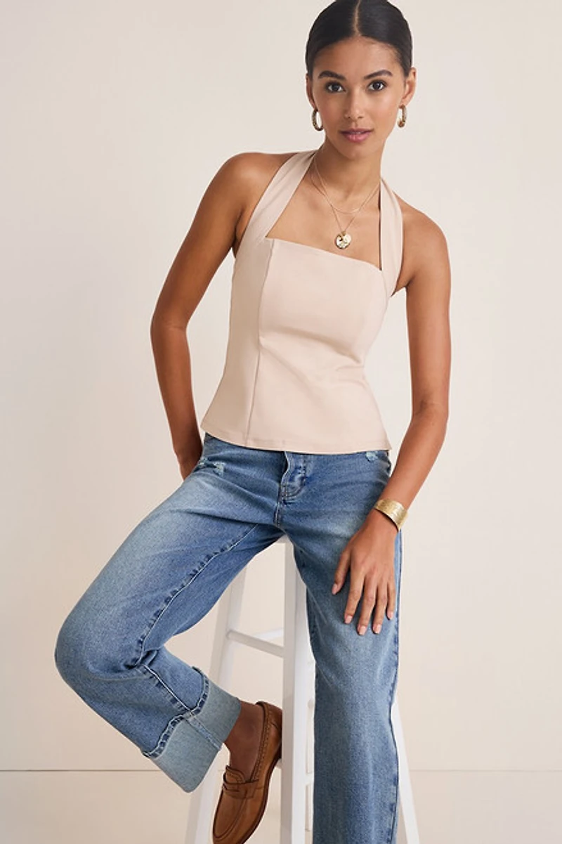 Angelica Halter Tank Top