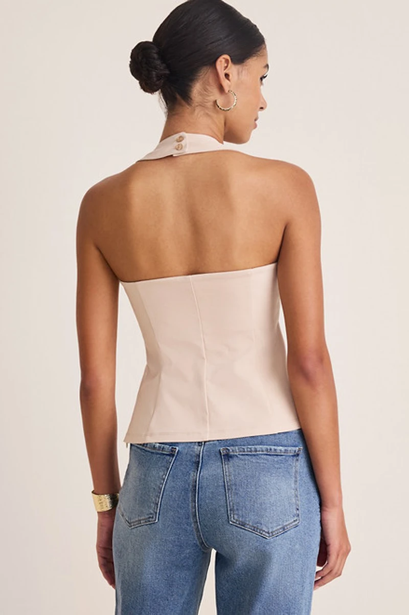 Angelica Halter Tank Top