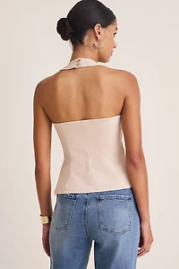 Angelica Halter Tank Top