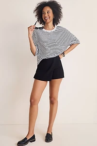 Marina Short Sleeve Striped Dolman Tee