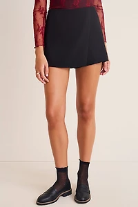 Dana Wrap Front Mini Skort