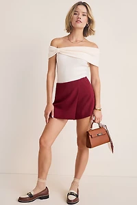 Kristie Bow‑Knot Off‑Shoulder Top
