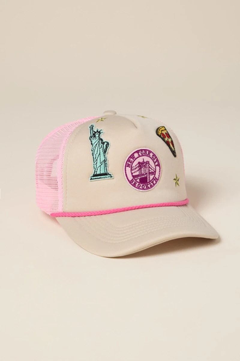 NYC Icon Patch Trucker Baseball Hat