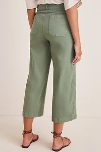 Tara Olive Cullote Pants