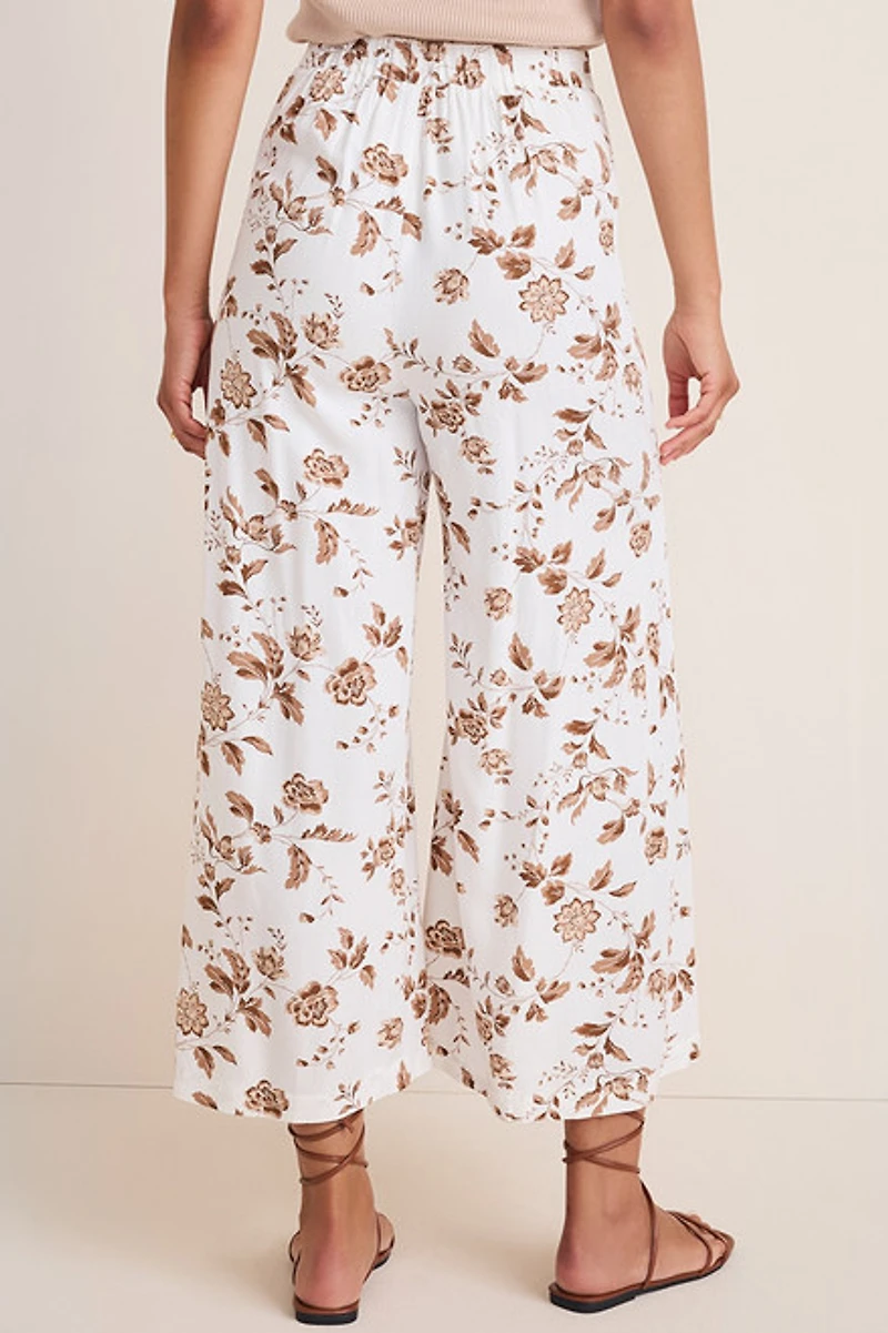 Ines Floral Wide Leg Pants