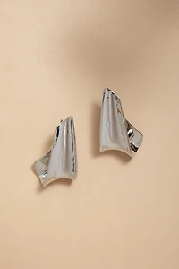 Kathie Sculptural Swoop Drop Earrings