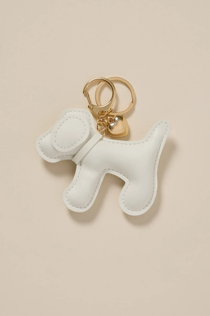 Carla Faux Leather Dog Bag Charm