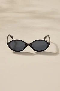 Alanna Slim Oval Sunglasses