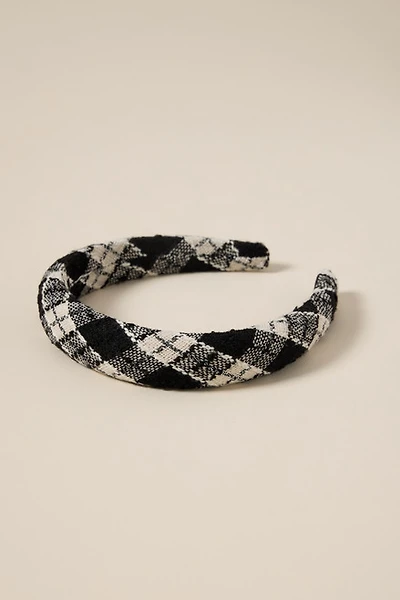 Barbara Puffy Plaid Headband