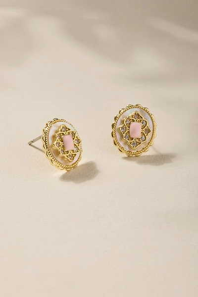 Rachel Mop Frame Stud Earrings
