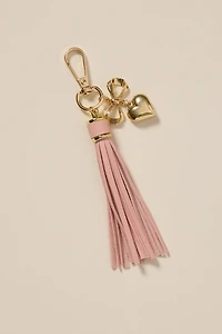 Elsie Heart Tassel Bag Charm