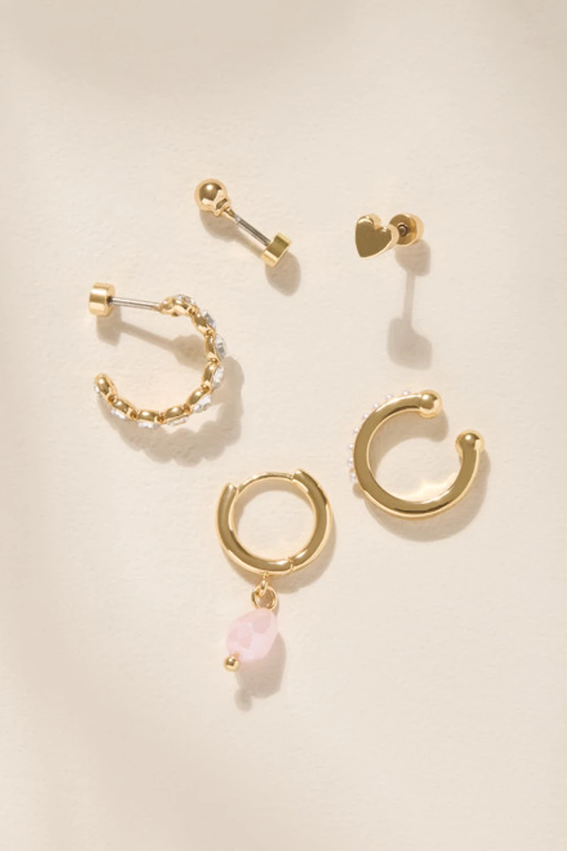 Becky Femme Mixed Earring Set