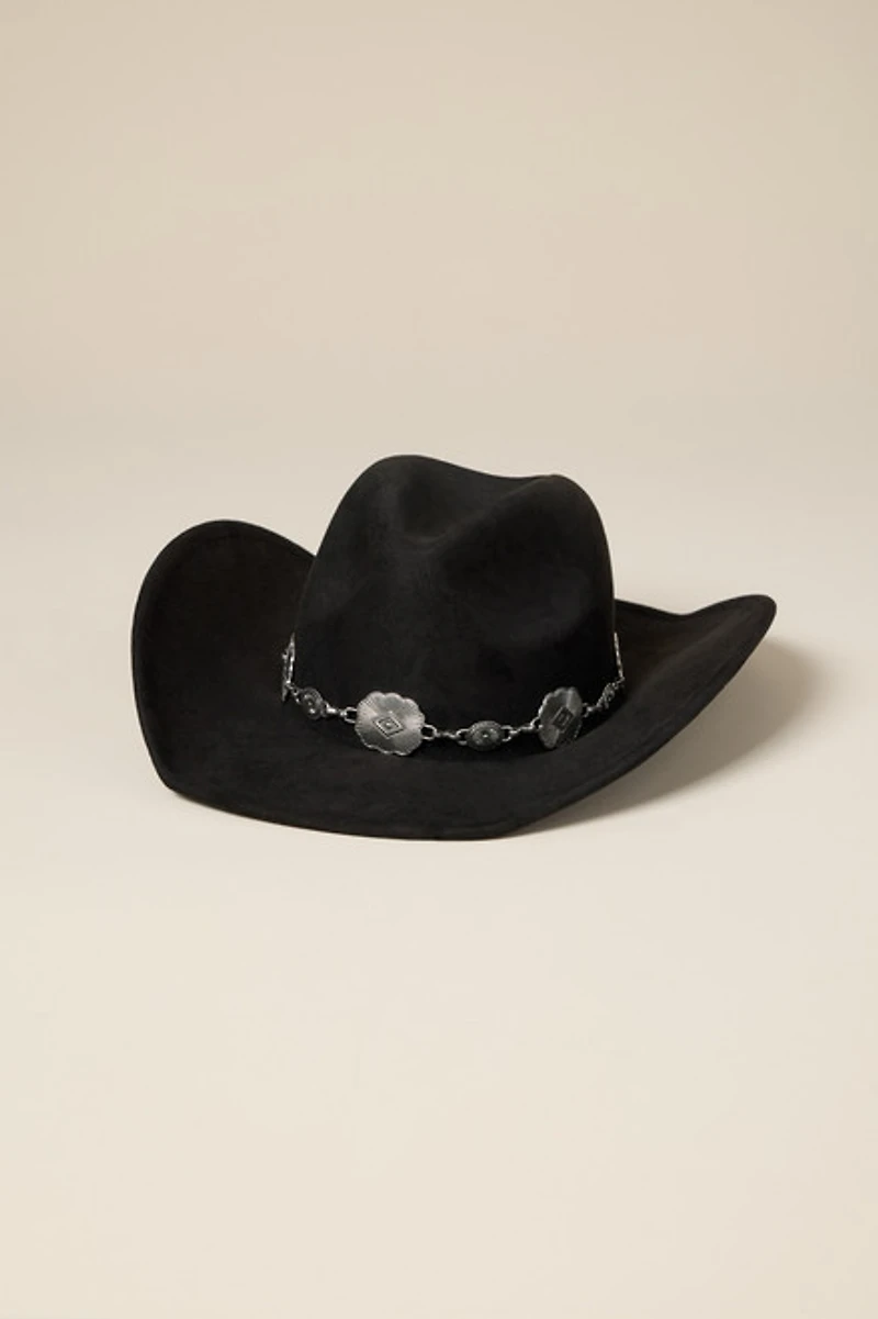 Ethel Chain Charm Cowboy Hat
