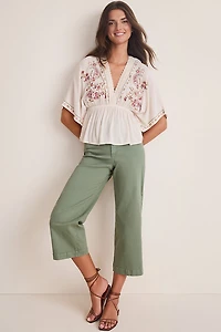 Samantha Floral Embroidered Blouse