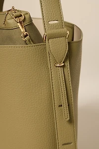 Dixie Faux Leather Tote Bag