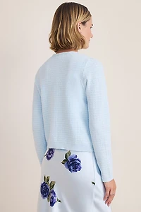 Kristy Tweed Tank and Cardigan Set