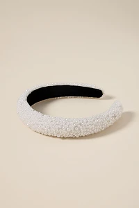 Heather Pearl Embellished Headband