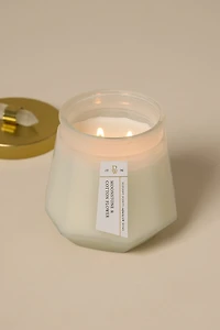 DW Home Moonstone And Cotton Flower Candle Jar 13oz