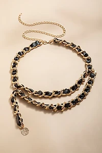 Beth Vegan Leather Chain Belt