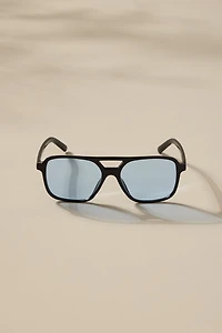 Dora Blue Lens Aviator Sunglasses