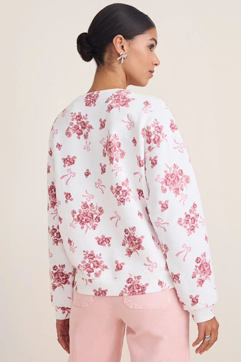 Lisa Long Sleeve Floral Sweatshirt