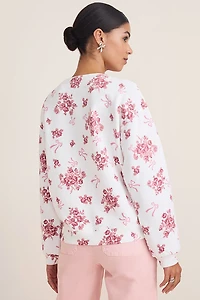 Lisa Long Sleeve Floral Sweatshirt