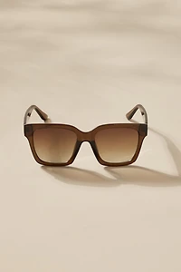 Una Oversized Square Sunglasses