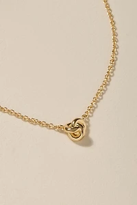 Stephanie Tie Knot Pendant Necklace