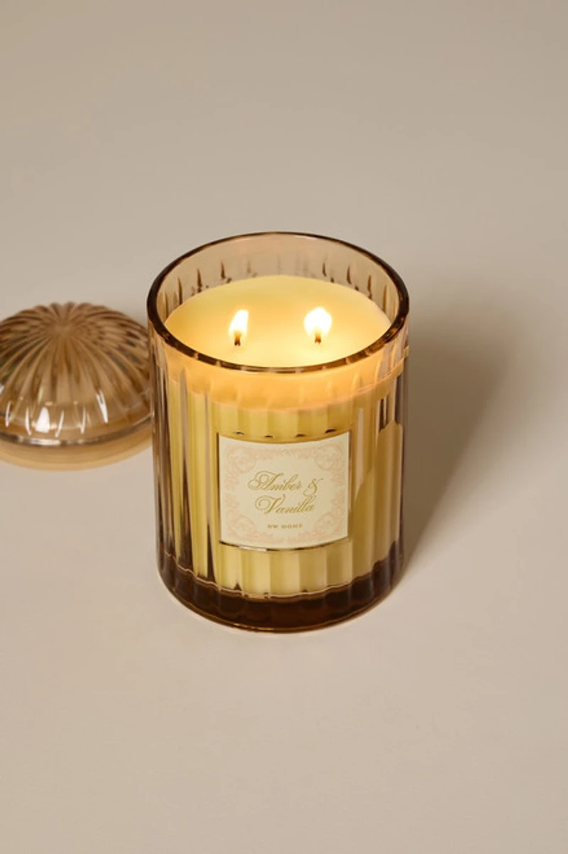 DW Home Amber and Vanilla Scented Candle 17oz