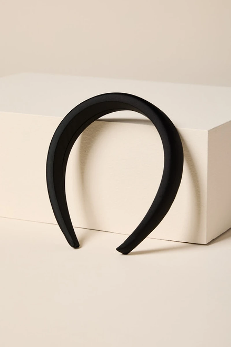 Myra Satin Puffy Headband