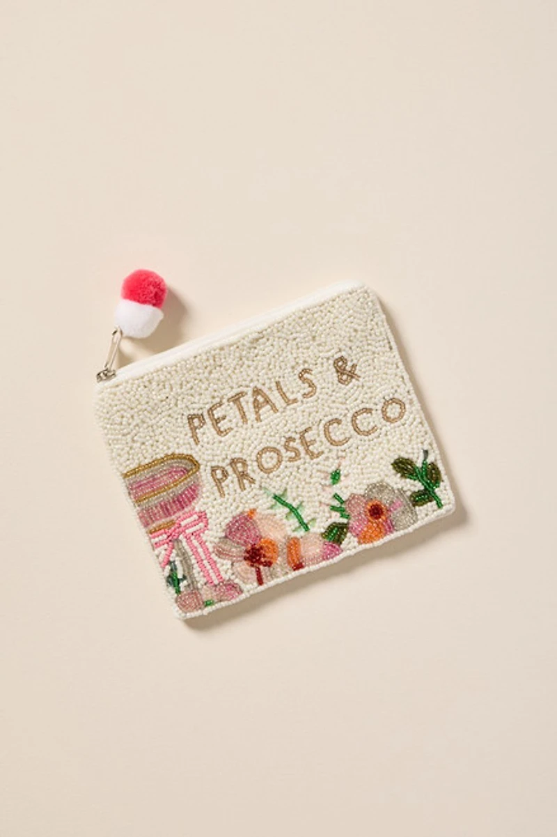 Petals And Prosecco Pouch
