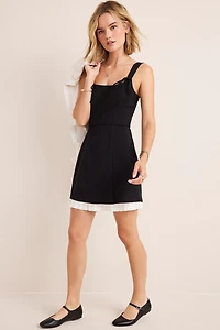 Sophie Pleated Hem Mini Dress