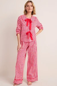 Kelly Gingham Bow Pajama Set