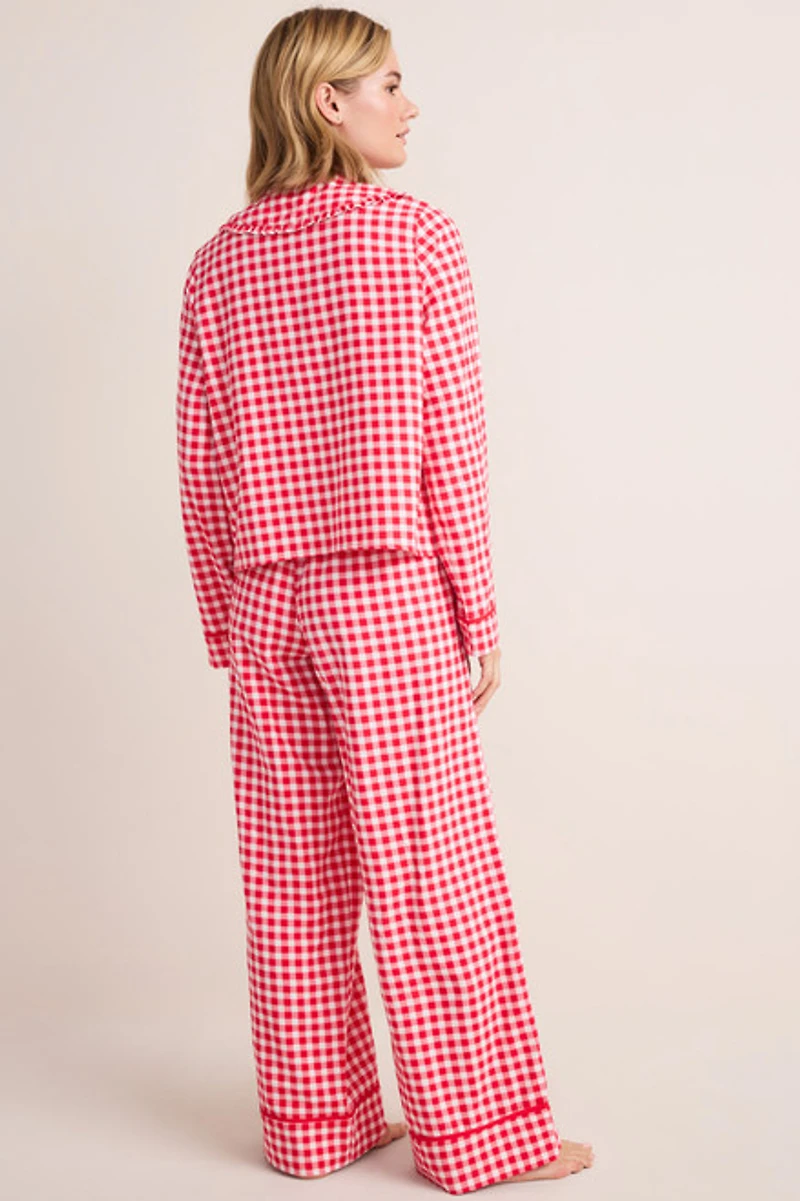 Kelly Gingham Bow Pajama Set