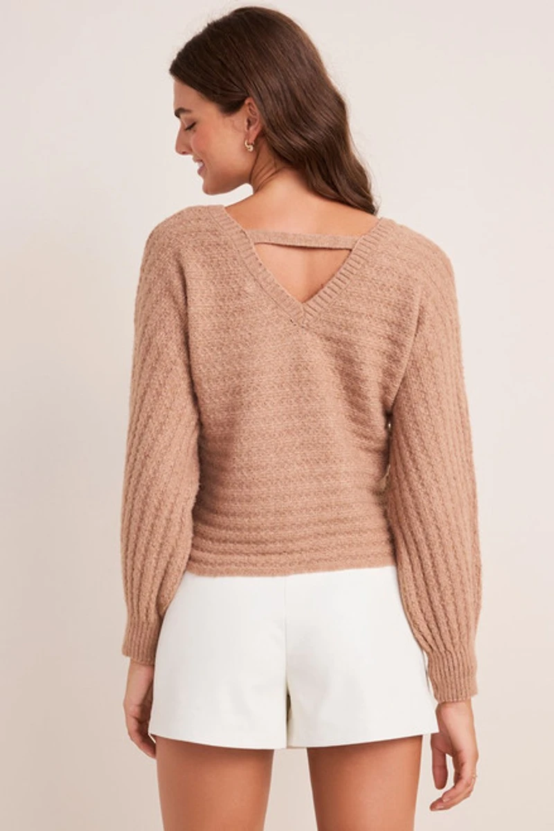 Casey V Neck Pullover Sweater