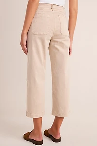 Jannie Cropped Wide Leg Pants