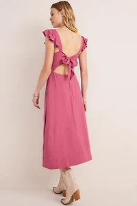 Lena Bow Back Midi Dress