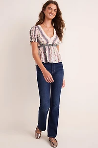 Rachel V Neck Floral Blouse
