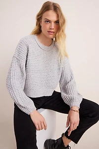 Marcy Waffle Knit Pullover Sweater