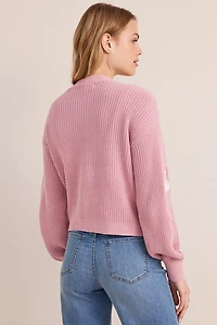 Swan Embroidered Cardigan