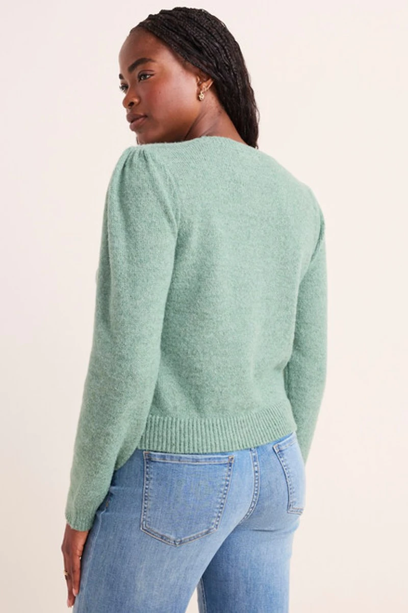 Jana Flower Embroidered Sweater